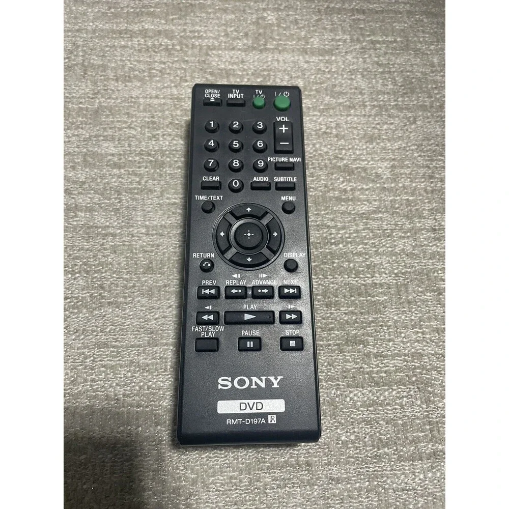 SONY RMT-D197A Original DVD Player Remote Control for DVP-SR510H Genuine Tested